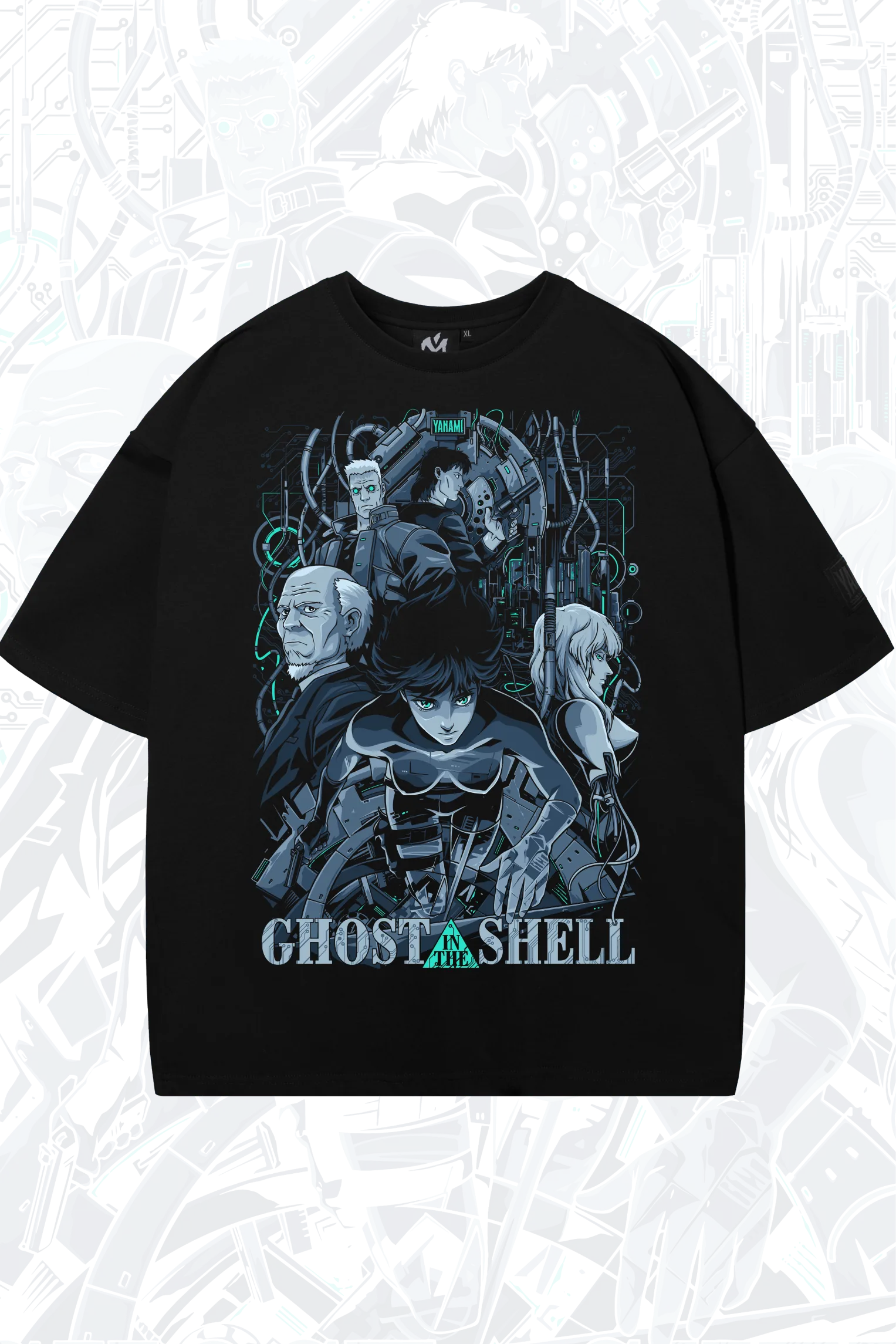 Оверсайз футболка Призрак в доспехах 1